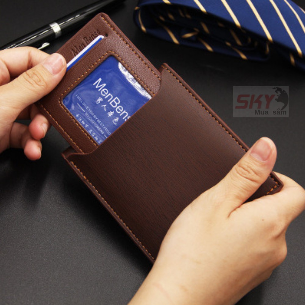 Ví Nam Phong Cách Hàn Quốc Da Thật Cao Cấp