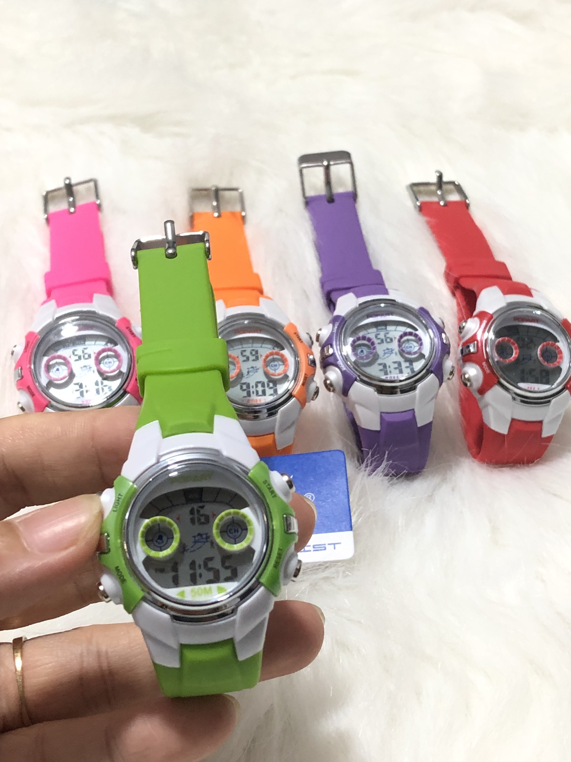 Đồng hồ trẻ em Popart 448 đủ màu, bao bơi lội, bao nước