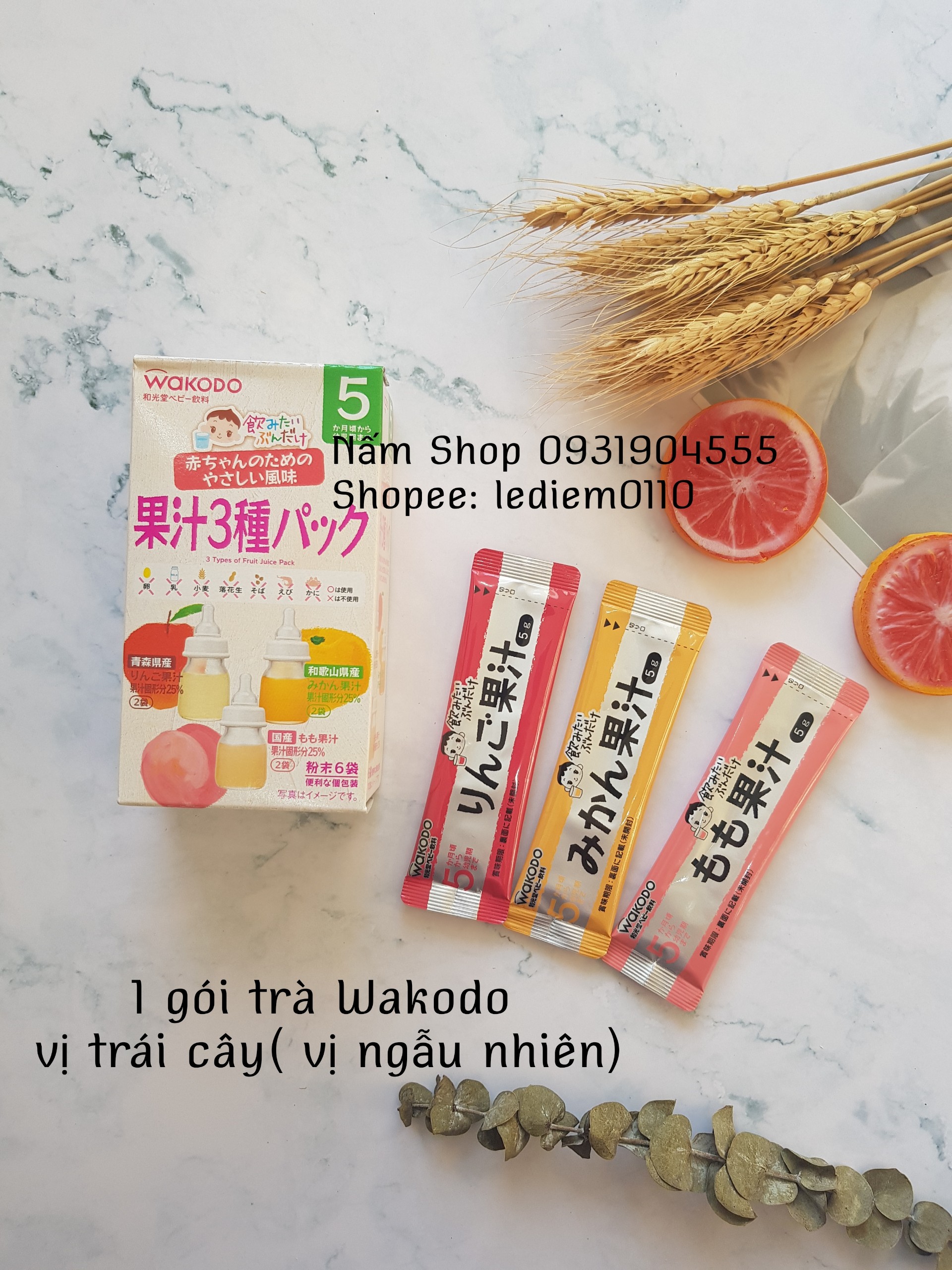 Trà Wakodo thanh nhiệt cho bé 5m+