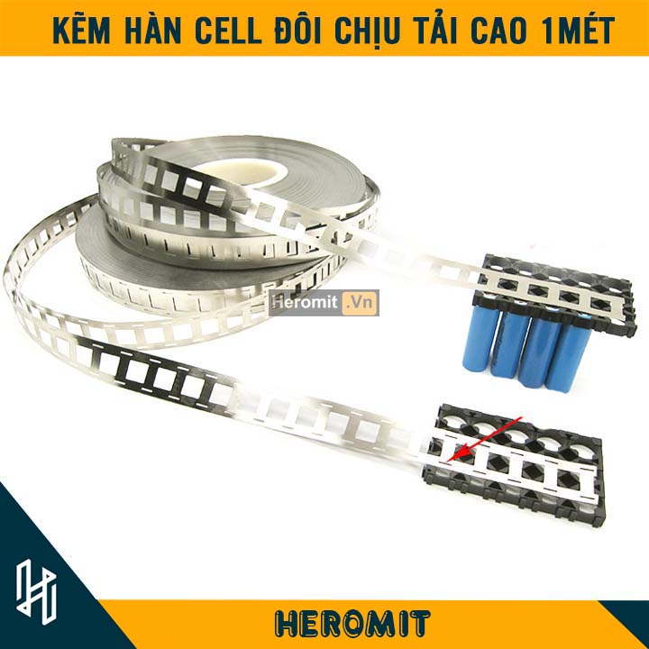 Kẽm hàn cell pin đôi 1 mét