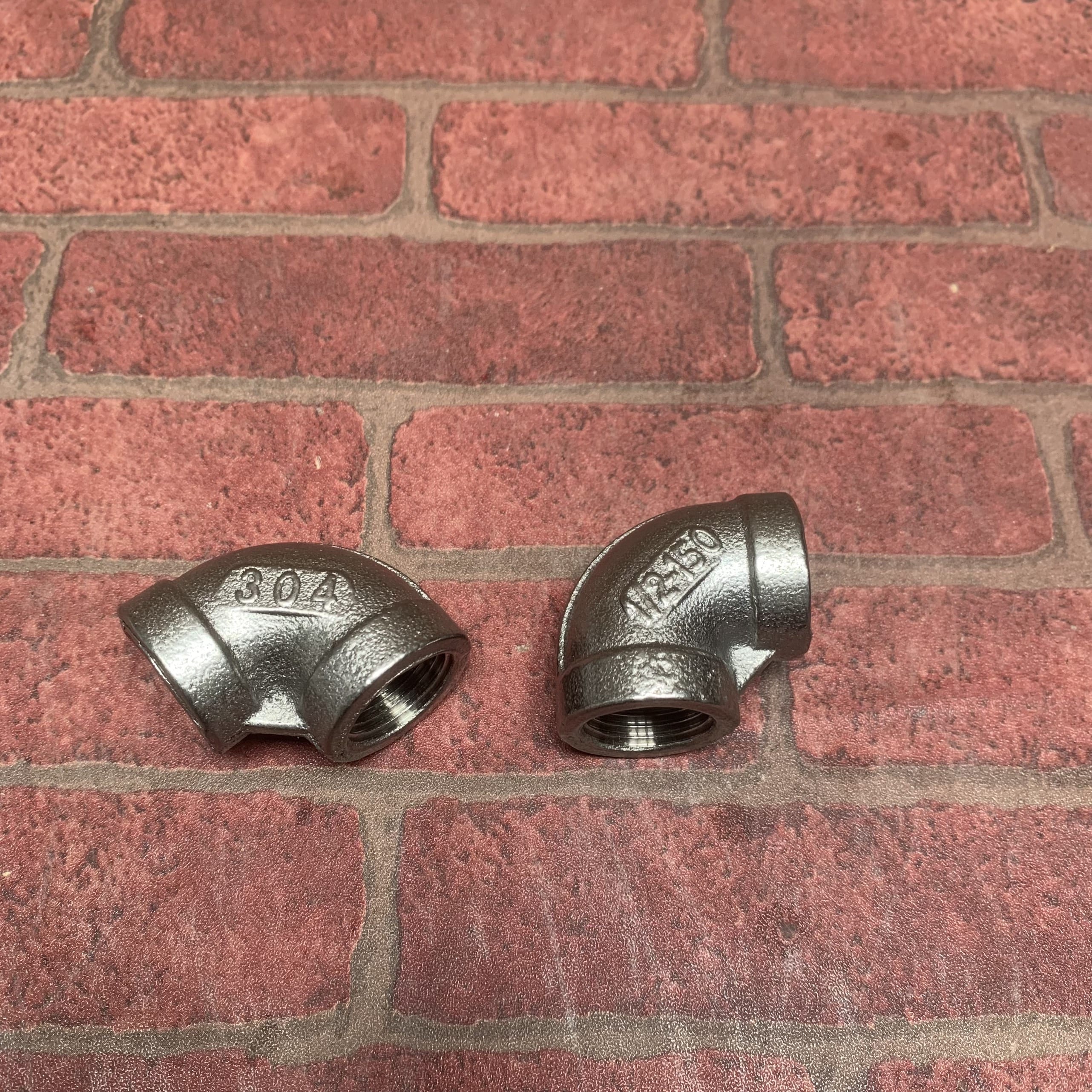 Nối Cút vuông inox, Tê chia nhánh Inox nối ống ren trong ren ngoài 1/2 phi 21