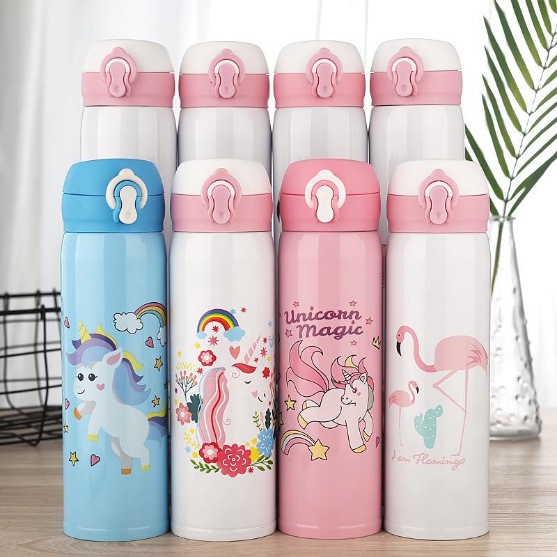 Bình nước giữ nhiệt 💝 Freeship 💝 Bình giữ nhiệt hoạt hình dễ thương