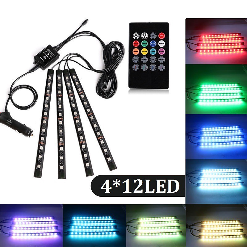 Đèn Led Gầm Ghế 7 Màu Nháy Theo Nhạc