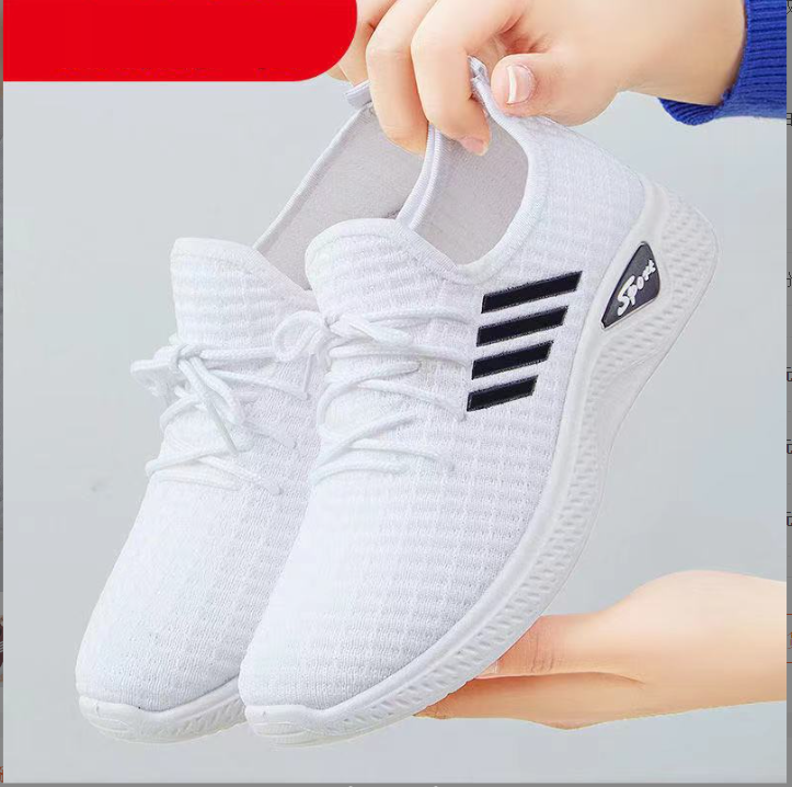 Giày Thể Thao Nữ D029 Trắng (có Size 41) Giá Sốc