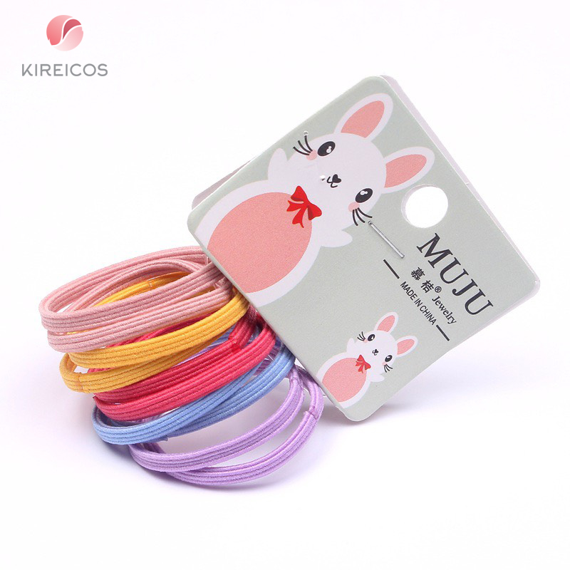 Set 10 dây cột tóc cho bé nhiều màu b266 - kireicos