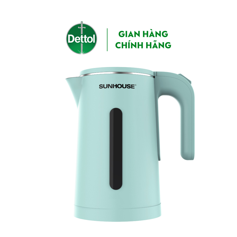 [Quà tặng không bán]  Bình đun siêu tốc inox 2 lớp Sunhouse