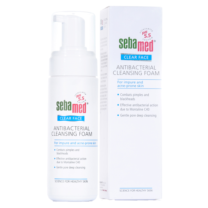 [HCM]Sữa rửa mặt tạo bọt kháng khuẩn Sebamed