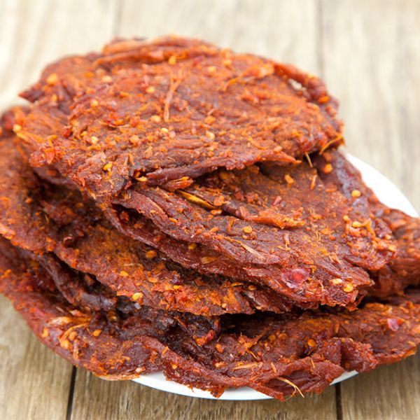 200G KHÔ BÒ TỨ XUYÊN (khô heo giả bò miếng)