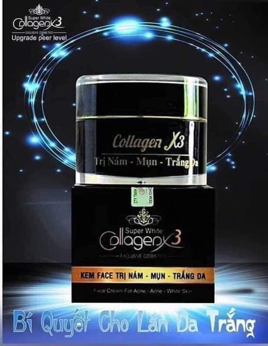 Kem Face Đen Collagen X3 Mỹ Phẩm Đông Anh