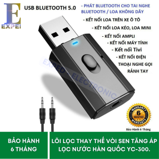 Thiết bị thu, phát âm thanh kết nối Bluetooth 5.0 Aux Rca cổng cắm Usb thumbnail