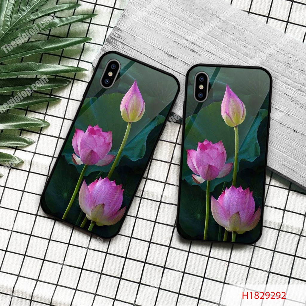 ỐP IPHONE, SAMSUNG TRÁNG GƯƠNG HÌNH HOA SEN