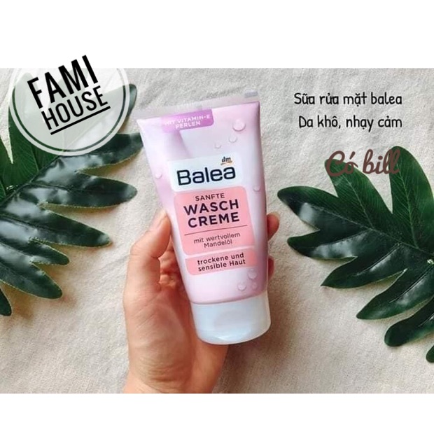 [ HÀNG ĐỨC CHÍNH HÃNG l] Sữa rửa mặt BALEA nội địa ĐỨC 150ml cho các loại da