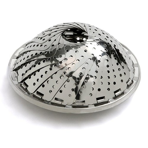 [HCM]VỈ HẤP CÁCH THỦY INOX GẤP GỌN TIỆN DỤNG - DỤNG CỤ HẤP