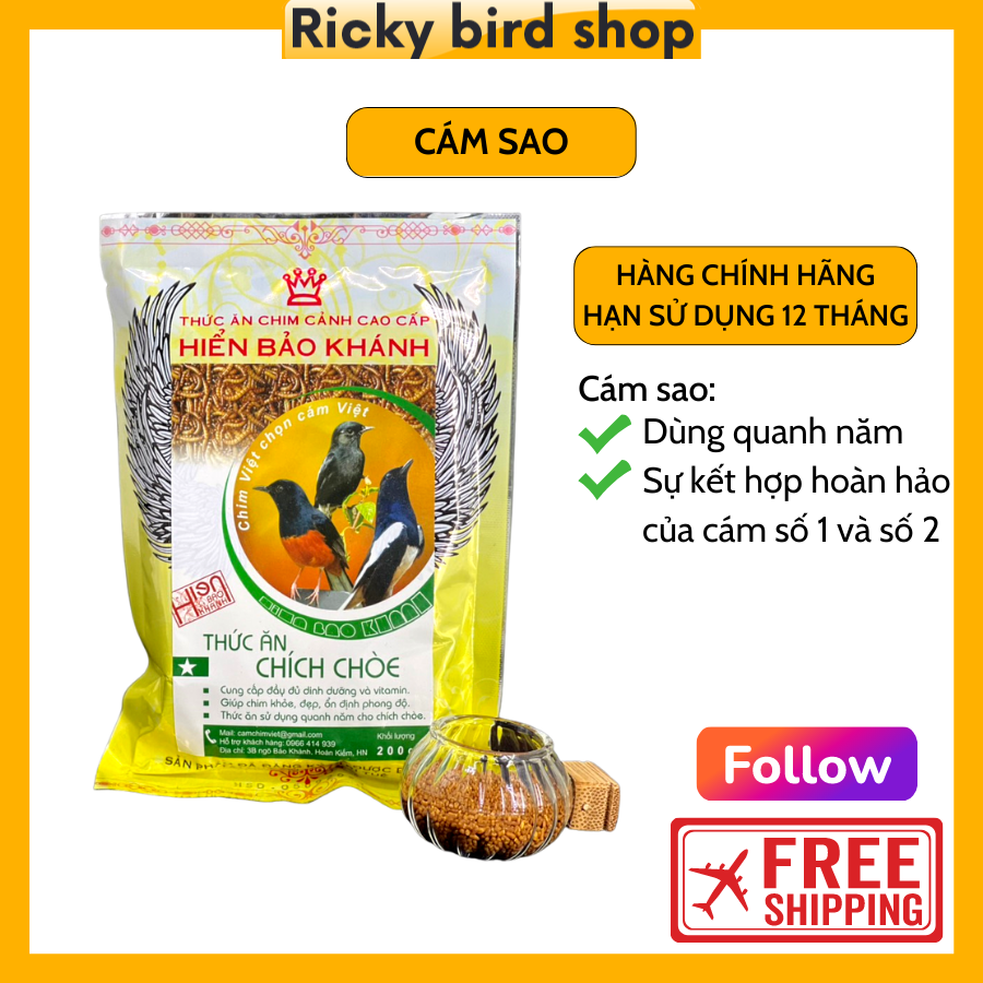 Cám chim chích chòe Hiển Bảo Khánh số 1, 2 (Dưỡng, Căng lửa)