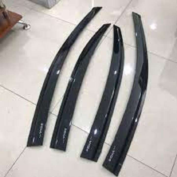 Bộ vè che mưa đen Toyota Vios 2014-2017.