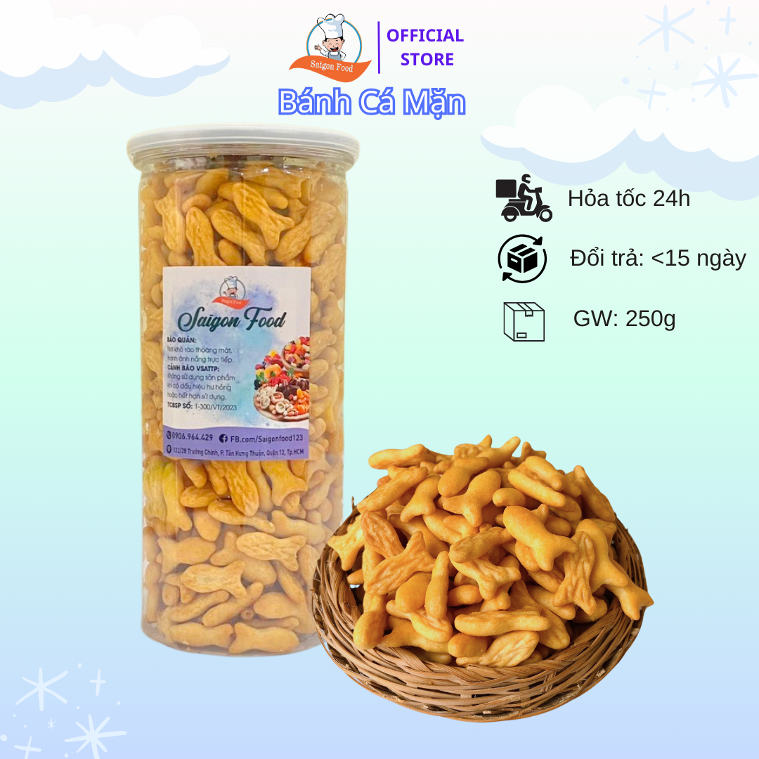 BÁNH CÁ MẶN TUỔI THƠ SIÊU NGON - SAIGONFOOD