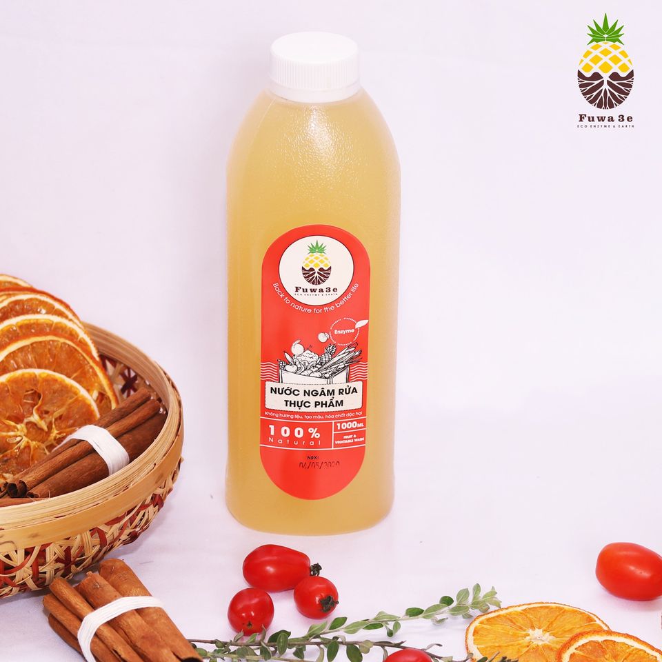 Nước Ngâm Rửa Thực Phẩm FUWA 3E -  Enzyme Sinh Học (1 lít)