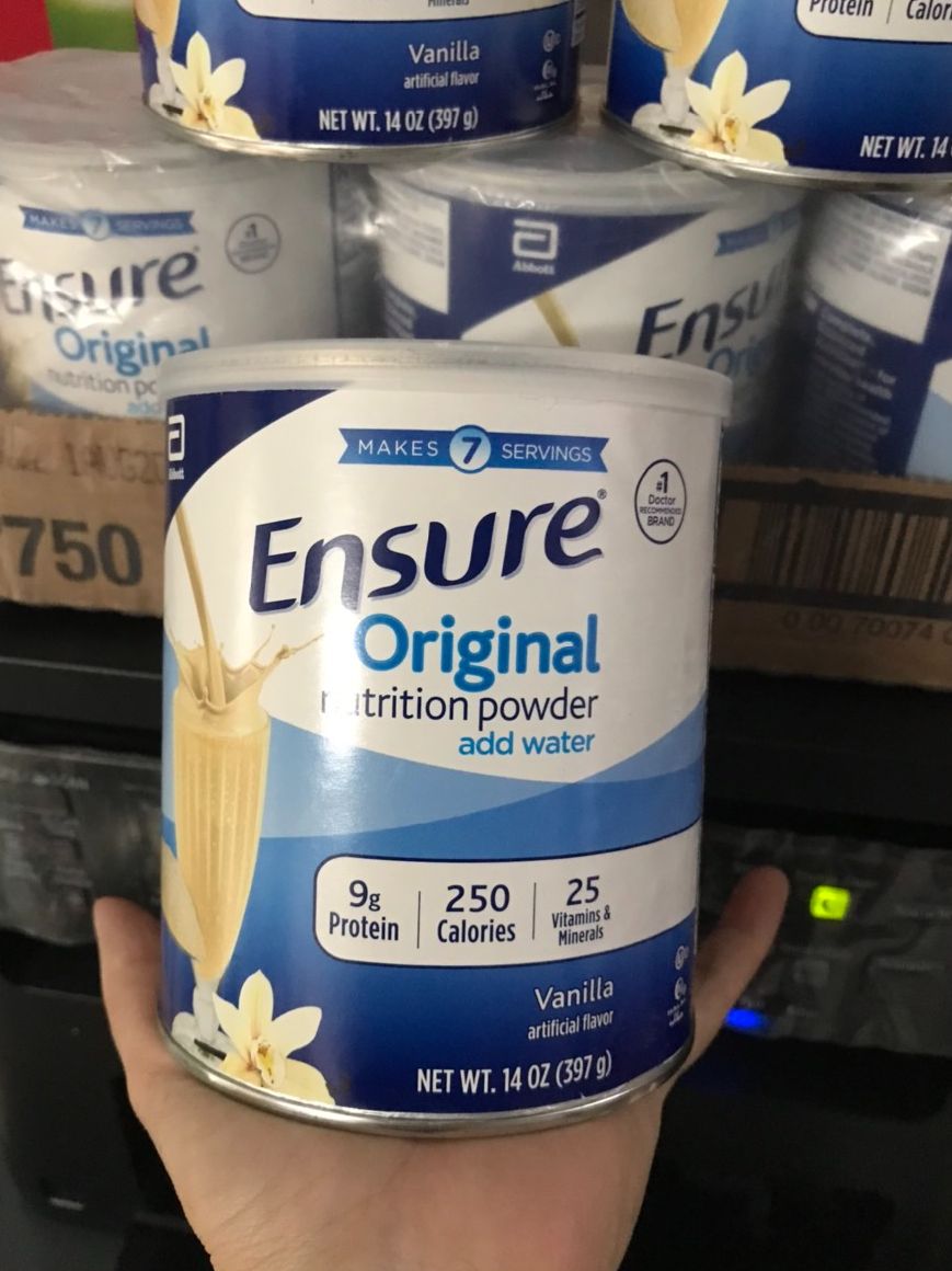 Sữa bột ensure hộp 400g mỹ