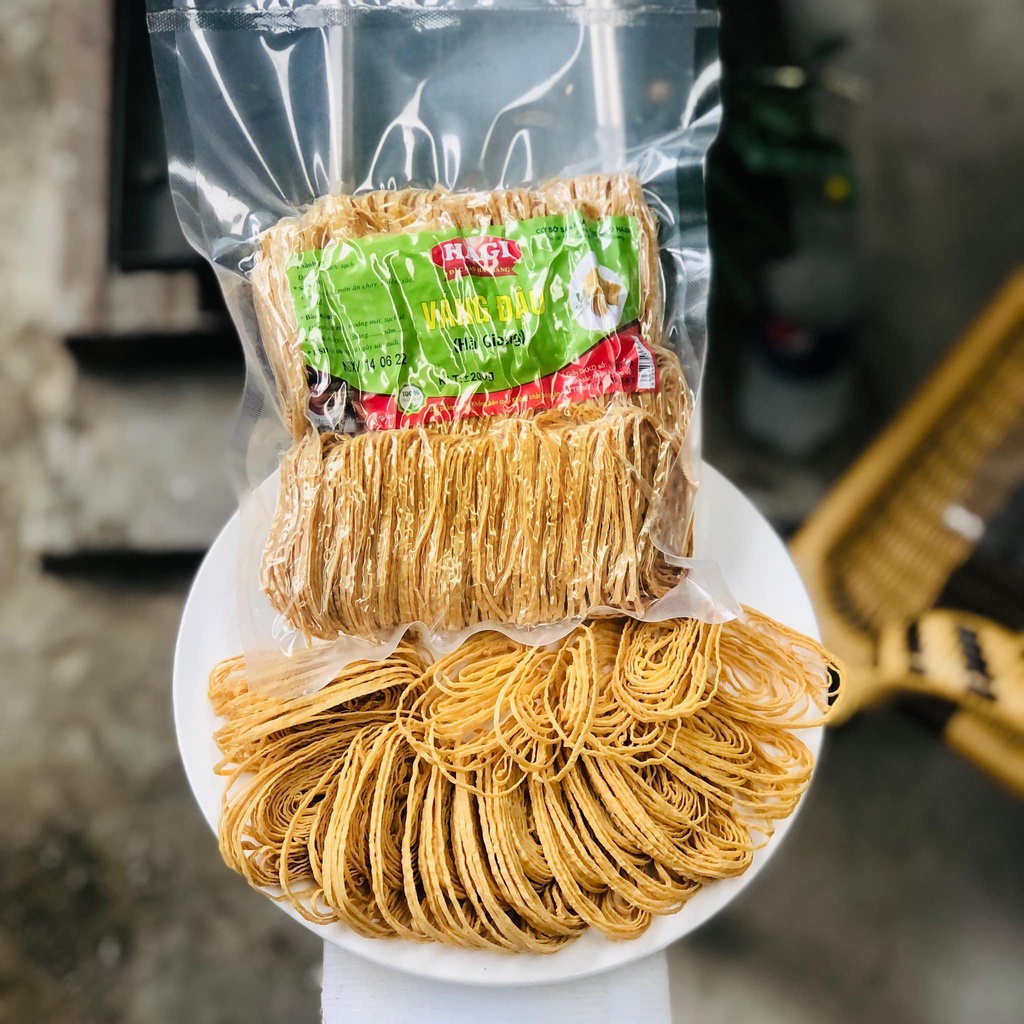 400g Mì Váng đậu khô - Mì Tàu hũ ky - Loại đặc biệt hút chân không - Mì Váng đậu Hagi - ăn vặt - đồ ăn vặt