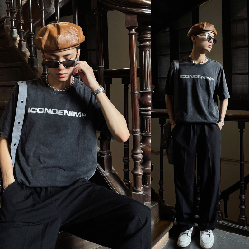 ICON DENIM - Áo Thun Nam Wash TM