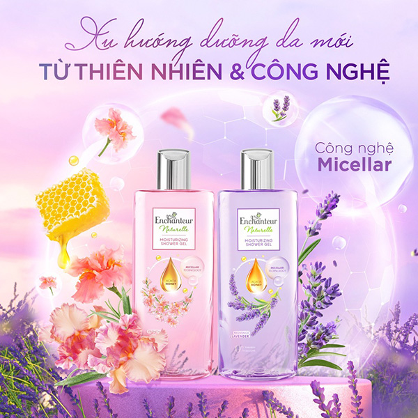 [Siêu thị WinMart] -  Sữa tắm Enchanteur Naturelle Iris 510g