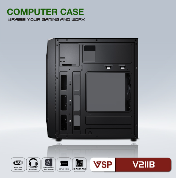 Thùng máy vi tính Case Vsp Game V211b