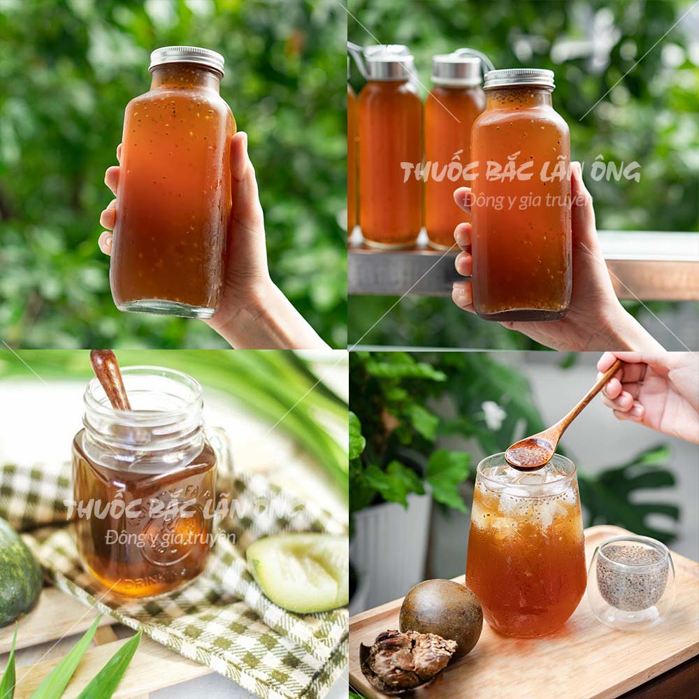 Trà sâm bông cúc, set nấu 3-4 lit đủ vị, trà mát gan,thanh nhiệt, giải khát, tặng kèm hạt chia