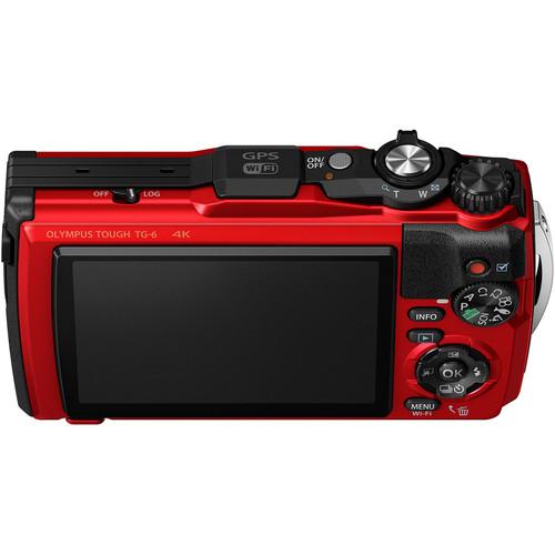 [Trả góp 0%]MÁY ẢNH OLYMPUS STYLUS TOUGH TG-6 ĐỎ