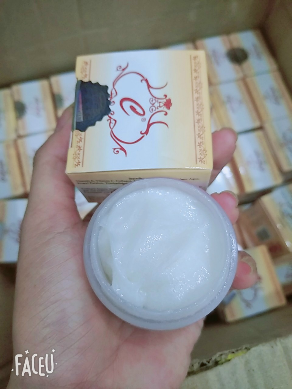Kem ĐÊM collagen Plus vit E (KEM MÀU TRẮNG).