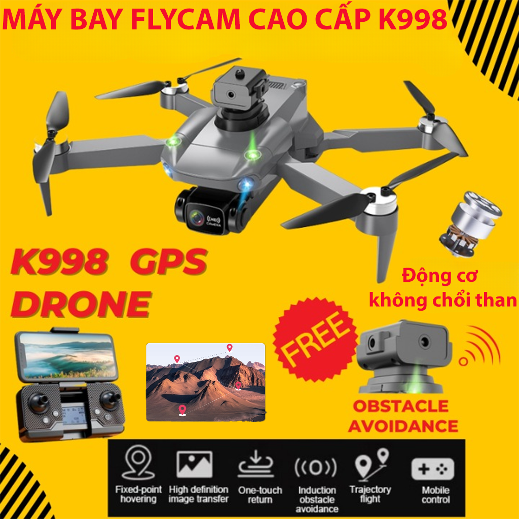 Flycam cao cấp K998, flycam, flycam giá rẻ