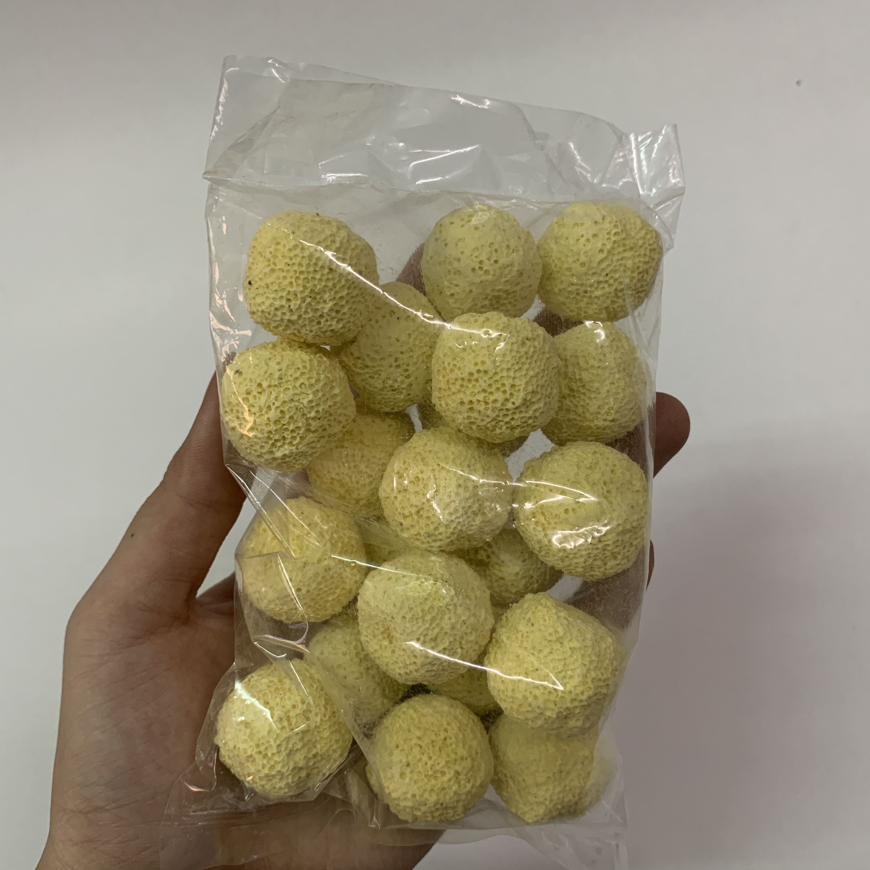 COMBO 1KG Sứ Bi Vàng Lọc Nước Hồ Cá