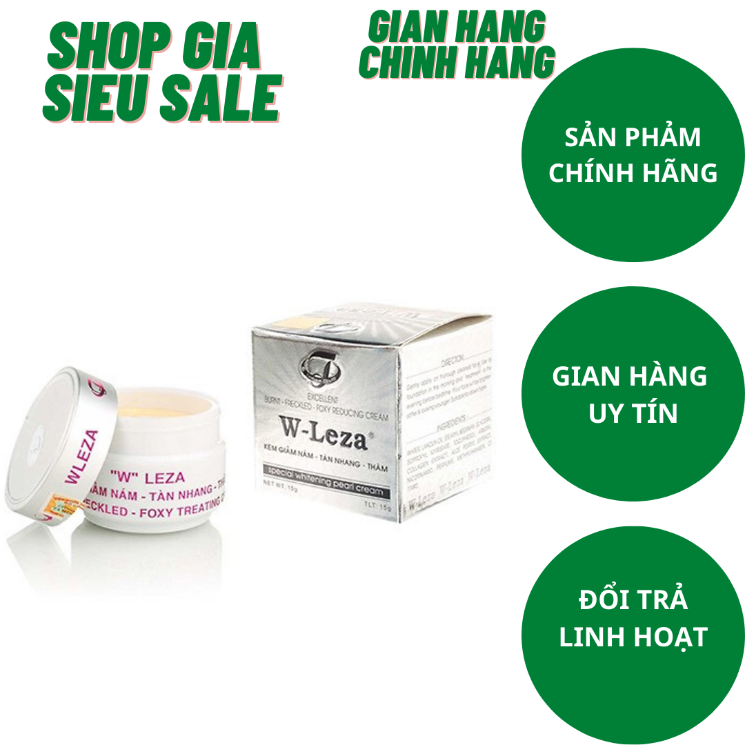 Wleza kem giảm nám tàn nhang thâm 15g
