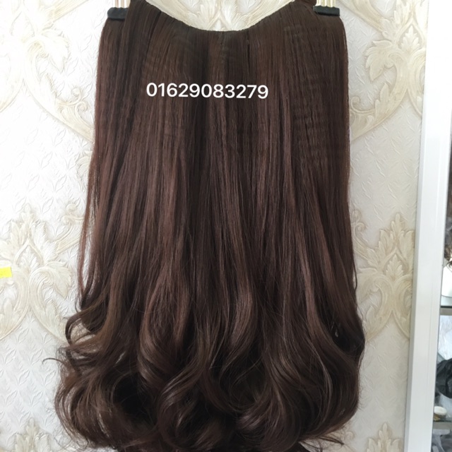 Tóc Giả Nữ Tóc Kẹp Chữ U- Mã Ku08 Bấm Phồng