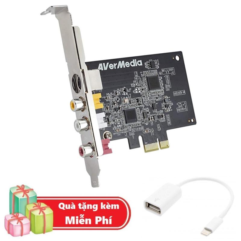 ( Quà tặng Cáp OTG cho iphone ) Card ghi hinh siêu âm cổng Capture PCI Express AVerMedia C725 - Card PCI Ex C725