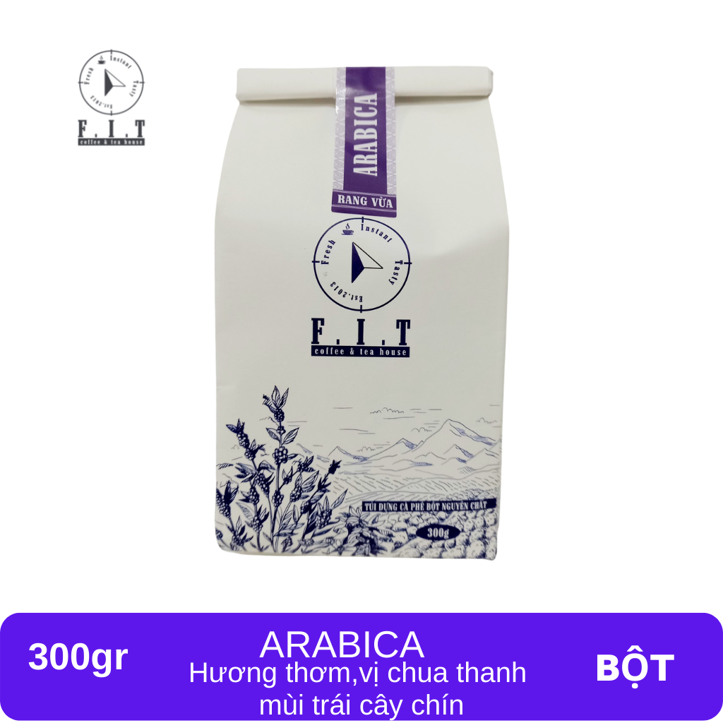 Cà Phê Nguyên Chất Pha Phin Fit Coffee - ARABICA Dạng Bột