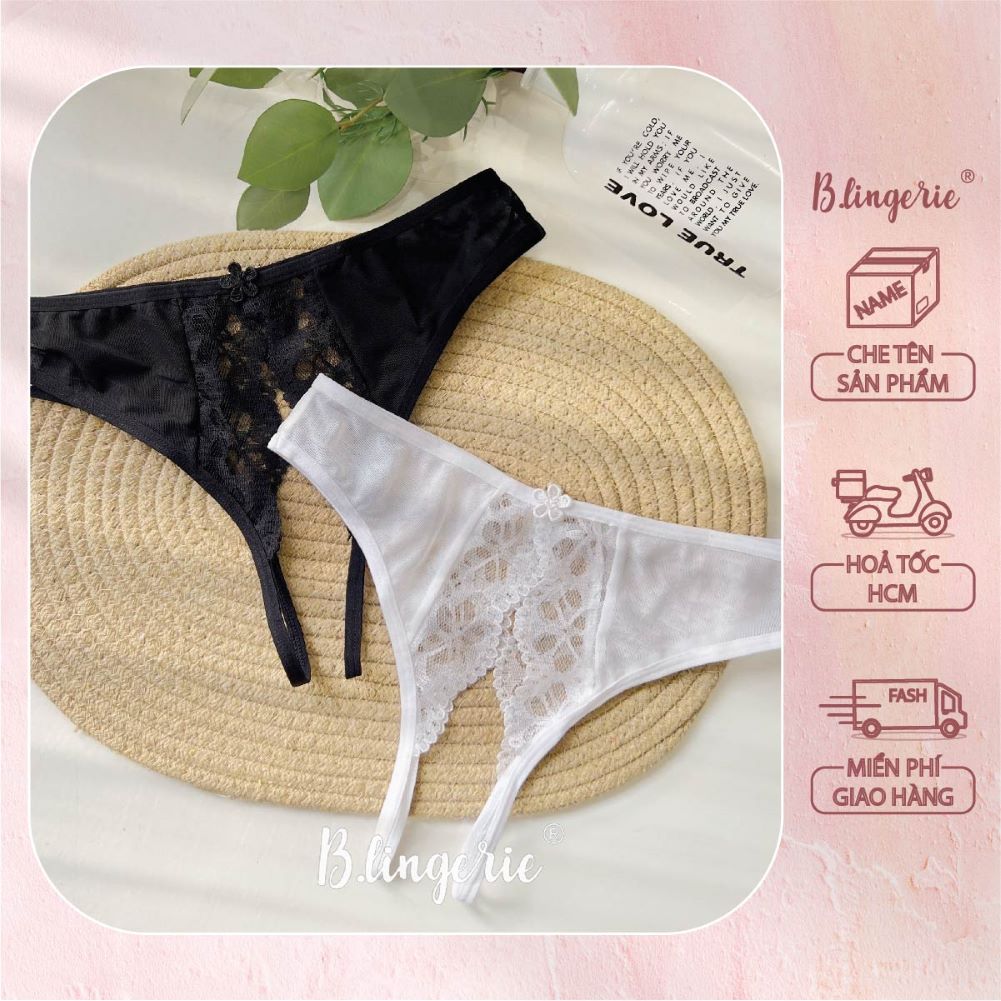 [HCM]Quần Lót Ren Không Đáy - B.Lingerie