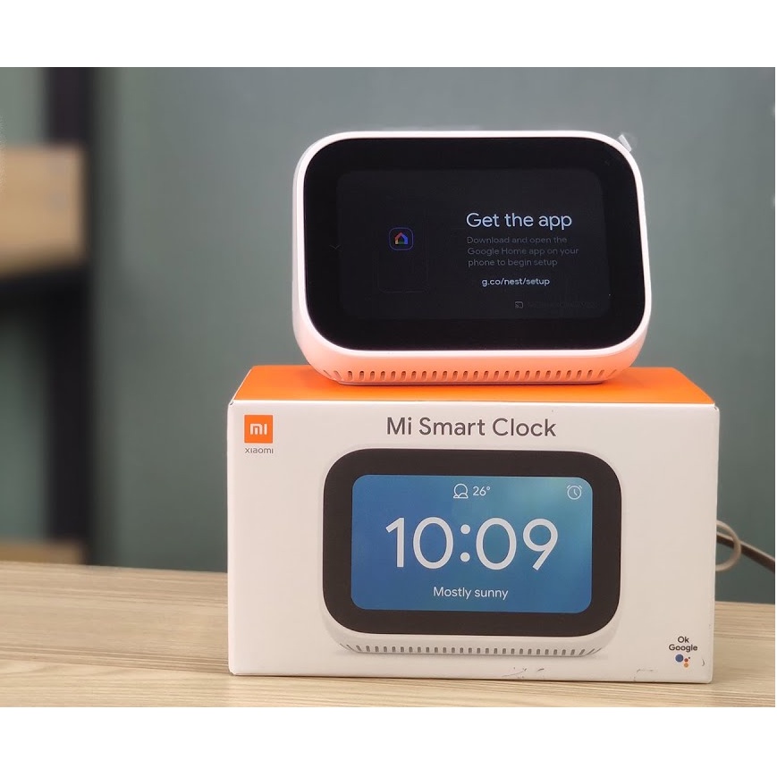 Loa thông minh google Mi Smart Clock bản Quốc Tế ( Ra lệnh giọng nói bằng tiếng anh)