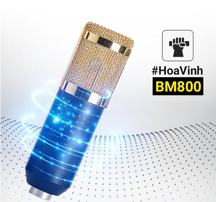 Combo Mic Thu Âm hát online BM800