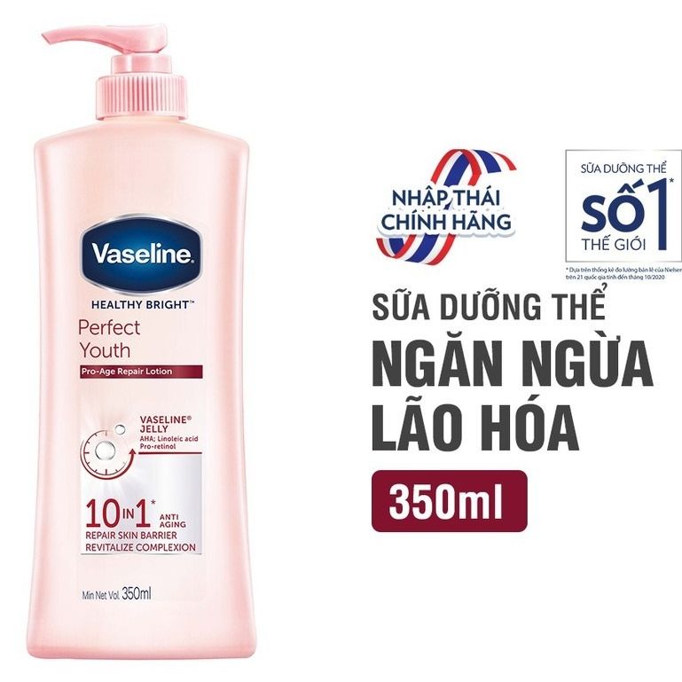 [HCM]Sữa dưỡng thể Vaseline Perfect 10 trong 1 350ml