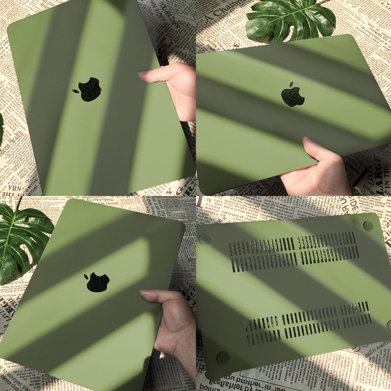 Combo 5in1 Case, Ốp + Phủ Phím Cho Macbook ( Tặng Kèm Nút Chống Bụi + Bộ Kẹp Chống Gãy Sạc )