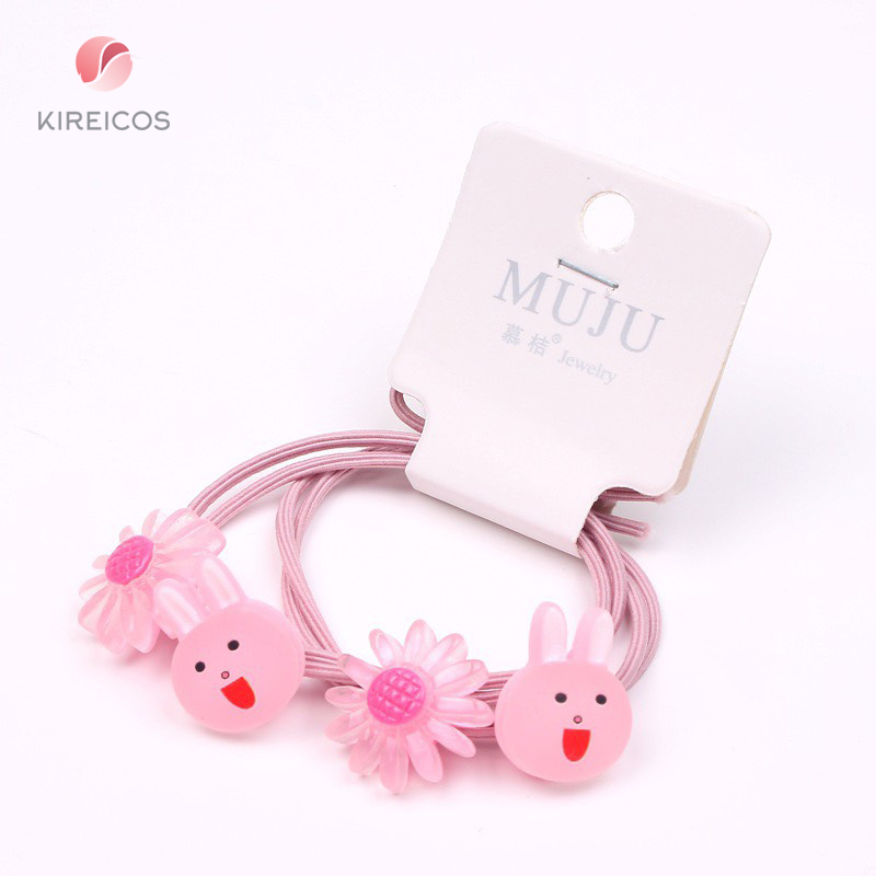 [HCM]Set 2 Sợi Dây Cột Tóc Cho Bé Hình Thú B127