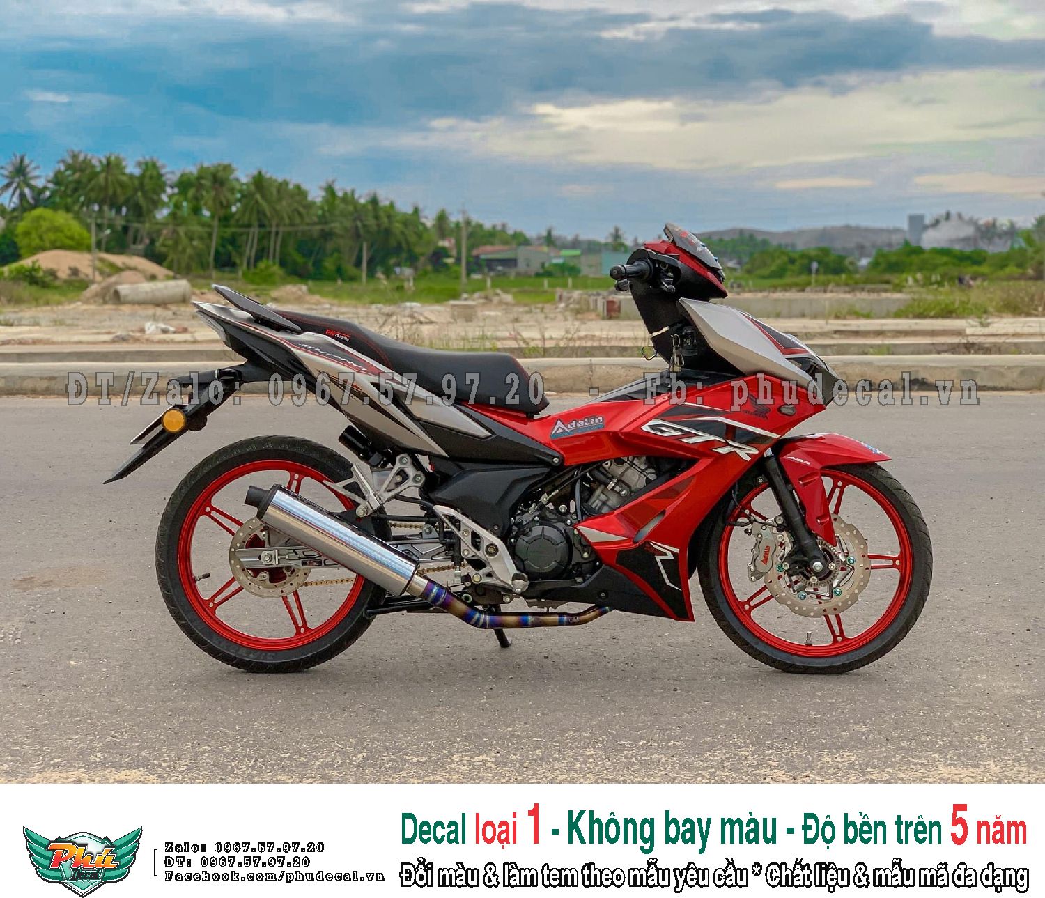 Tem rời winner x gtr đỏ bạc
