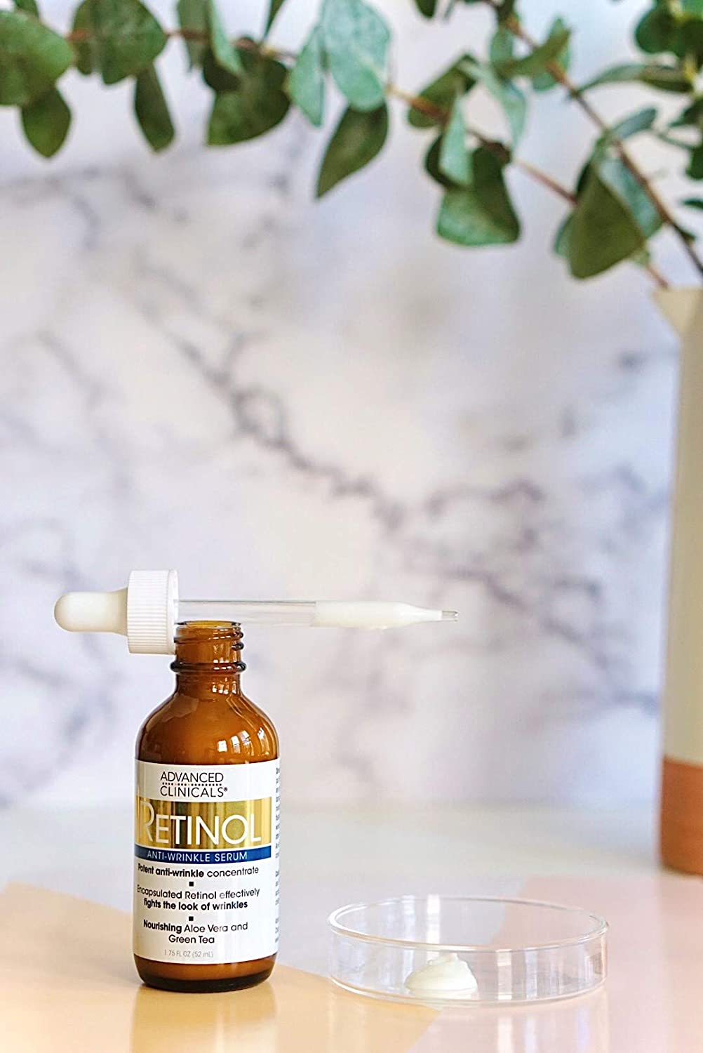 Retinol Serum Advanced Clinicals 52ml trẻ hoá da