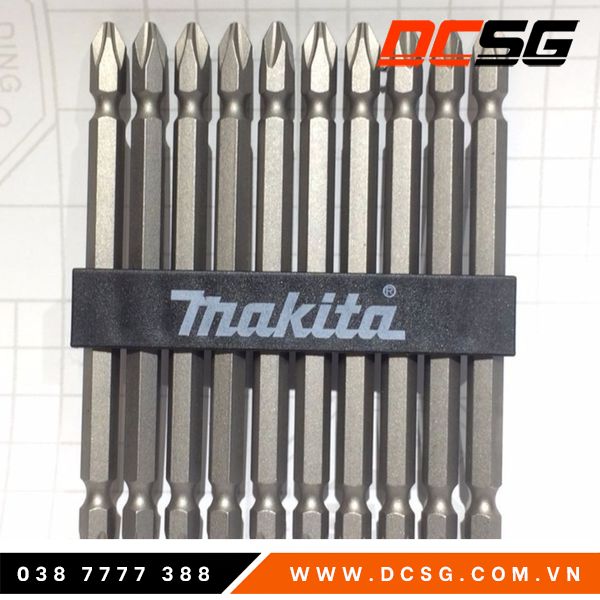 Mũi vít + 2 đầu makita ph2x110mm d-34833 - 01 mũi