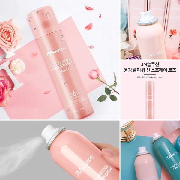 Xịt Chống Nắng JM Solution Luminous Sun Spray 180ml - 𝗠𝗮𝗺𝗮𝗽𝘂𝗸𝗮