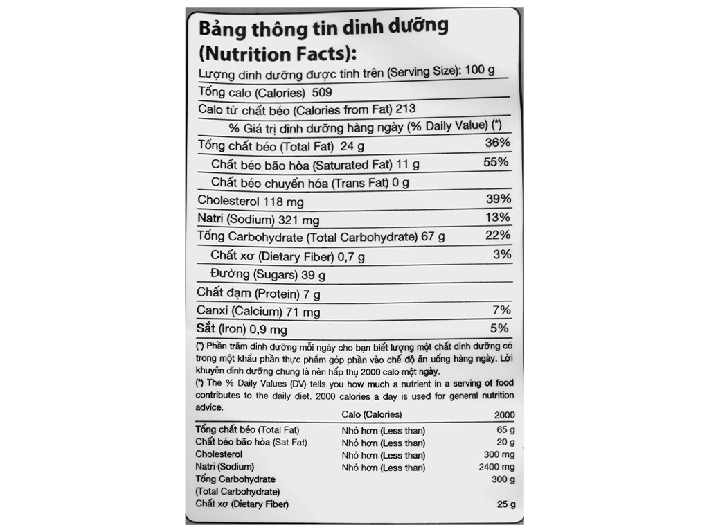 Bánh trứng Tipo gói 220g