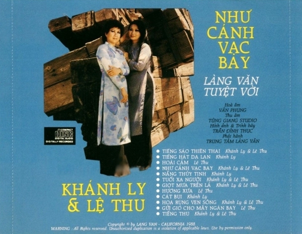 Bộ 4 đĩa cd nhạc khánh Ly 2
