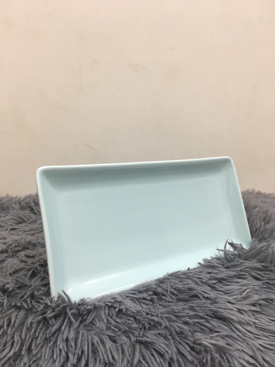 Rectangular Plate 25X12.5X2.5 cm - Dong Hwa Ceramics - High Quality Vietnamese Products