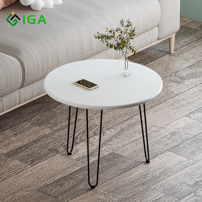 Bàn trà đám mây chân sắt uốn cong - GM63/GM83