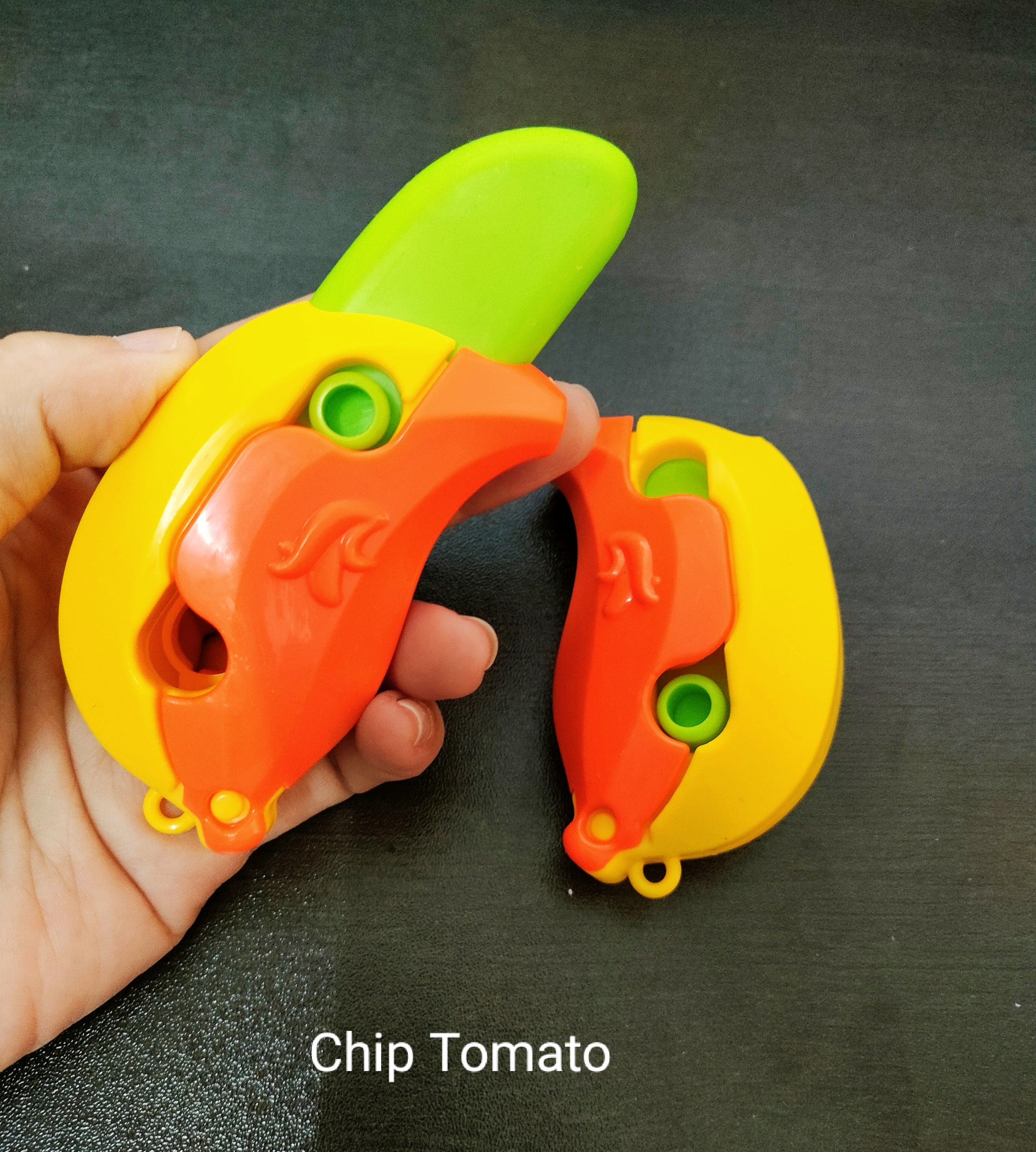 Đồ chơi dao chuối cà rốt carrot dao trọng lực in 3d hot trend dao vô tri
